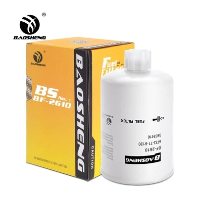 93mm OD Graafwerktuig Fuel Filter 60101100909 53C0051-Rotatie op Oliefilter