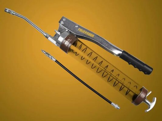 Transparante Rod Hand Grease Gun Hand-de Vorm Eenvoudige Verrichting van de Pompmond